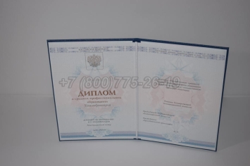 Диплом Техникума 2025г ГОЗНАК в Санкт-Петербурге