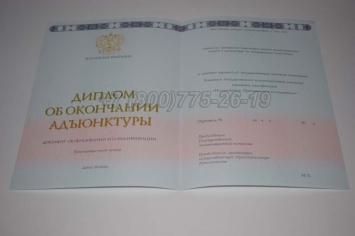 Диплом Адъюнктуры 2025г в Санкт-Петербурге