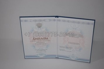 Диплом Техникума 2022г ГОЗНАК в Санкт-Петербурге