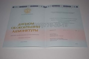 Диплом Адъюнктуры 2023г в Санкт-Петербурге