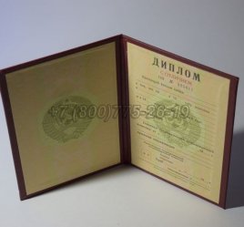 Красный Диплом о Высшем Образовании 1980г в Санкт-Петербурге